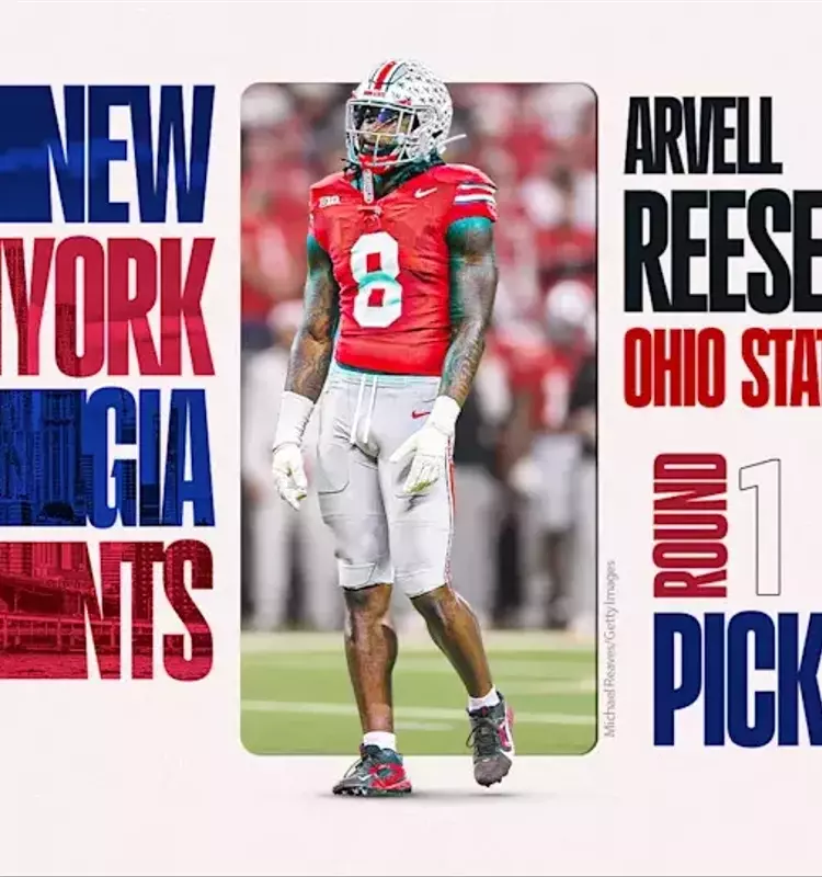 Arvell Reese Joins New York Giants in 2026 NFL Draft