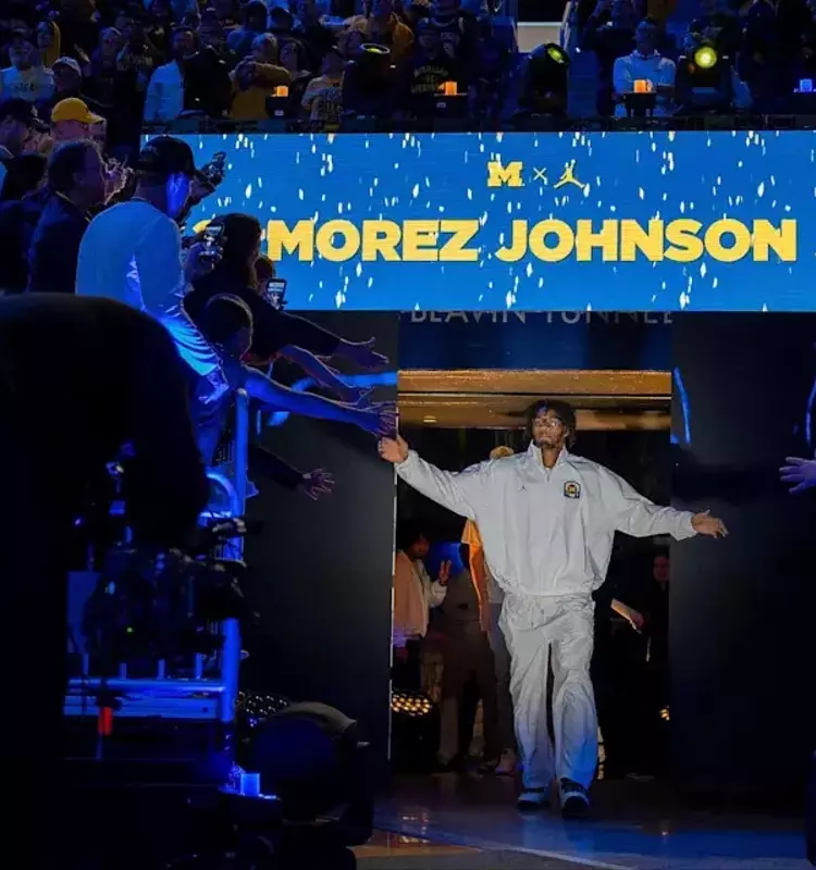 Morez Johnson Jr. Declares for NBA Draft, Maintains Collegiate Eligibility