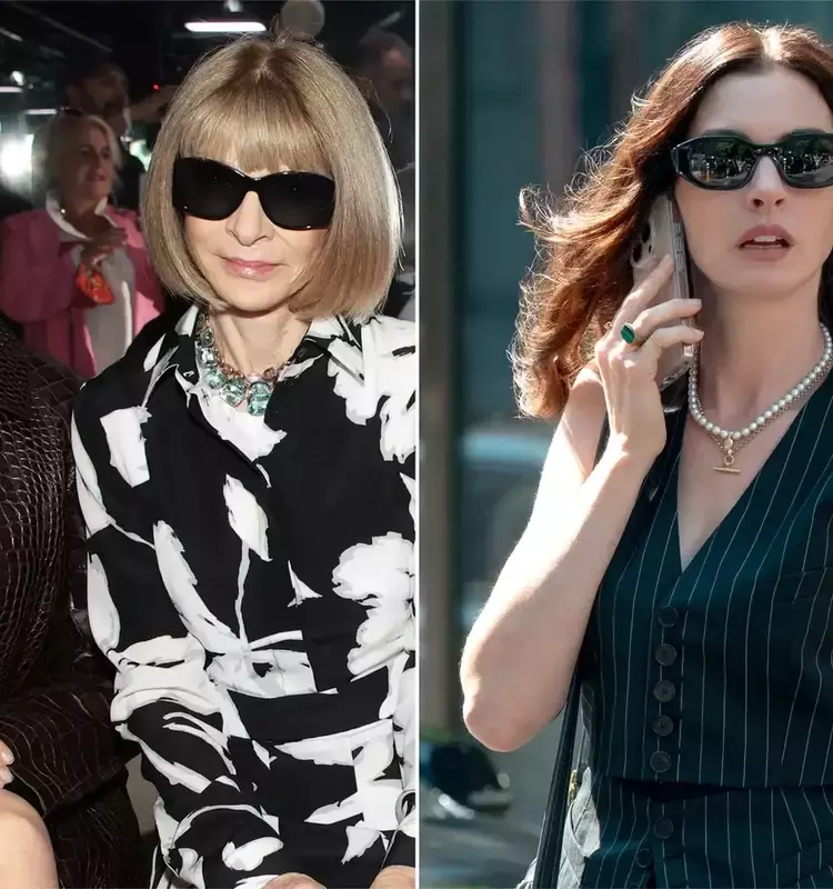 Anne Hathaway Reveals Unplanned 'Devil Wears Prada' Moment with Anna Wintour