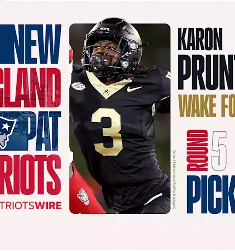 Patriots Bolster Secondary with Karon Prunty in Fifth Round of NFL Draft