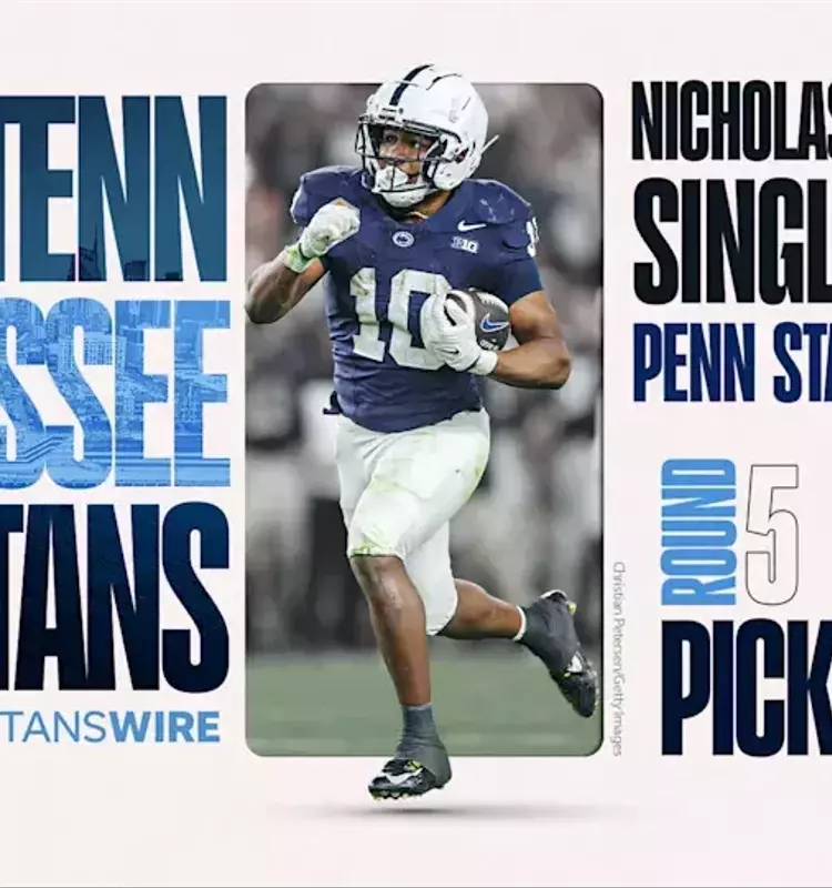 Titans Strengthen Roster with Key Fifth-Round Pick Nick Singleton