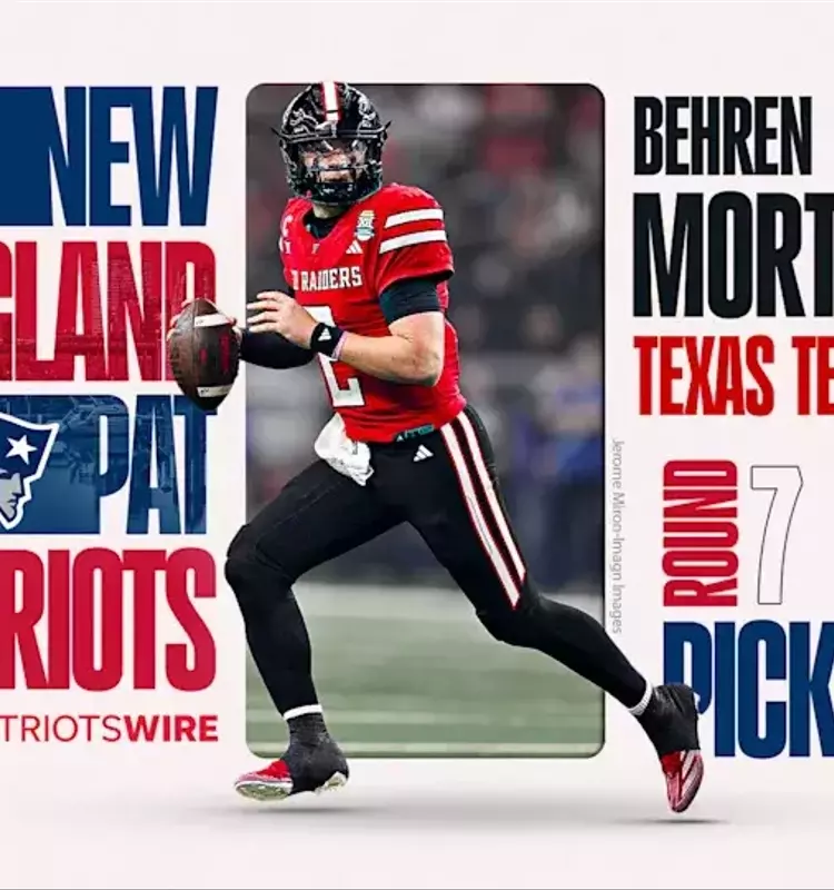 Patriots Bolster Quarterback Roster with Texas Tech's Behren Morton