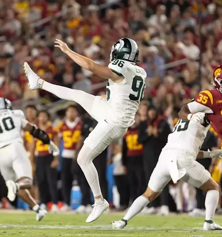 Michigan State's Punter Ryan Eckley Joins Baltimore Ravens in NFL Draft
