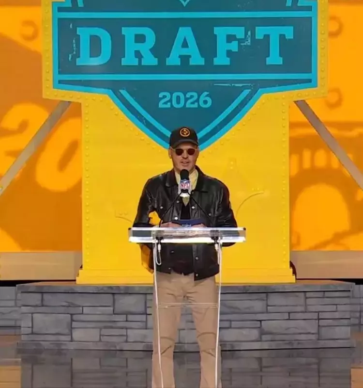 Michael Keaton's Emotional Return to Pittsburgh for NFL Draft
