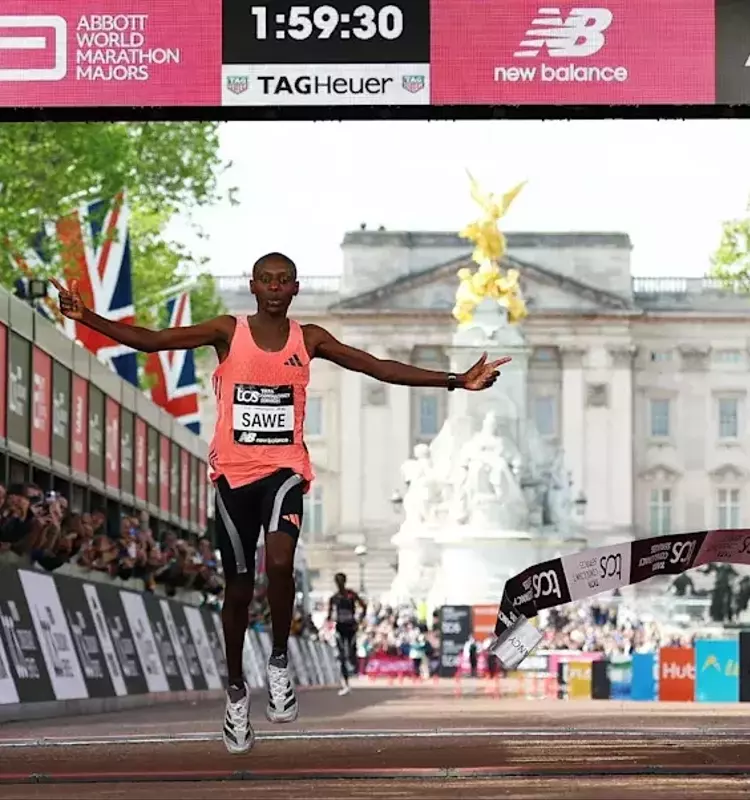 Unprecedented Achievement: Sabastian Sawe Breaks Two-Hour Marathon Barrier in London