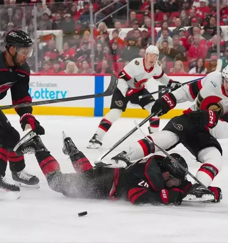 NHL Player Discipline: Ridly Greig Faces Hearing for Roughing Infraction