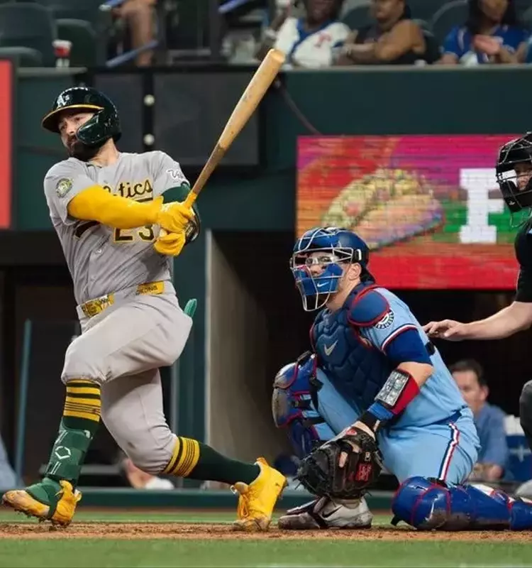 Athletics Triumph Over Rangers with Cortes' Clutch Hit