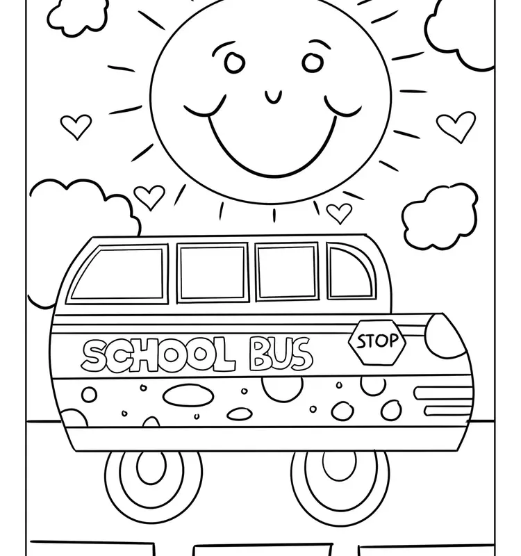 Engaging Back-to-School Coloring Sheets for Children